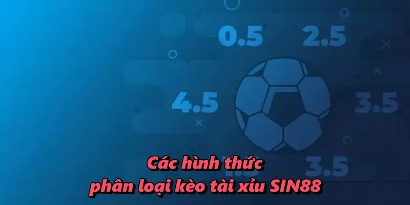 Các hình thức phân loại kèo tài xỉu SIN88