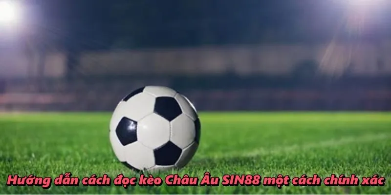 Hướng dẫn cách đọc kèo Châu Âu SIN88 một cách chính xác