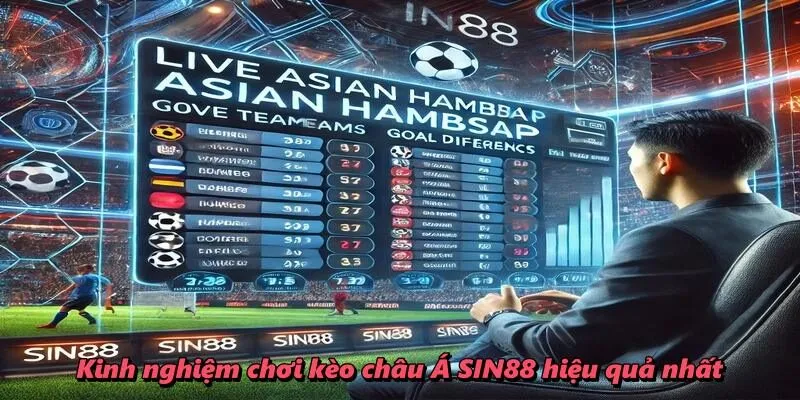 Kinh nghiệm chơi kèo châu Á SIN88 hiệu quả nhất
