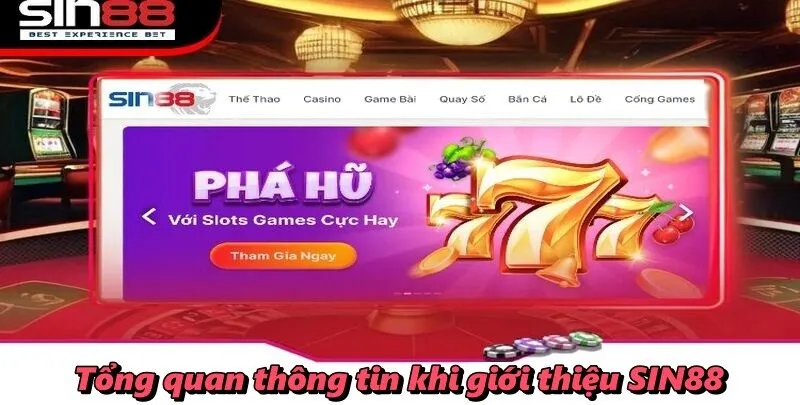 Tổng quan thông tin khi giới thiệu SIN88